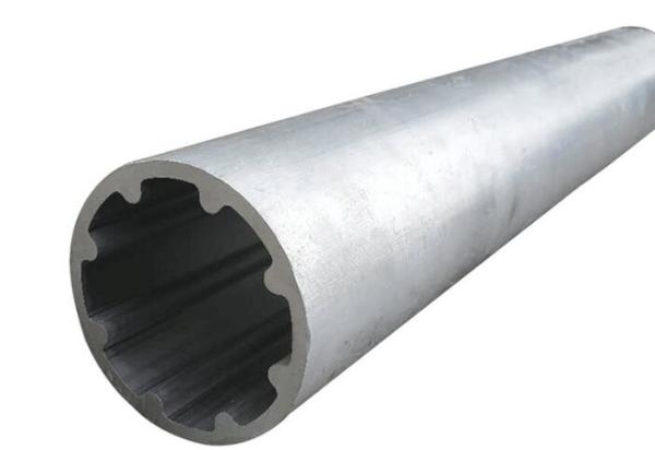 6063 T5 Aluminum Extrusion Profiles Customized Tube Size Anodizing Powder