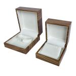 Manufactures Custom Wooden Paper Jewelry Box for Ring Earring Pendant Bangle