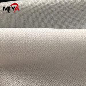 China Polyester Fusible Knitted Interlining Garment Accessories Woven 75gsm wholesale