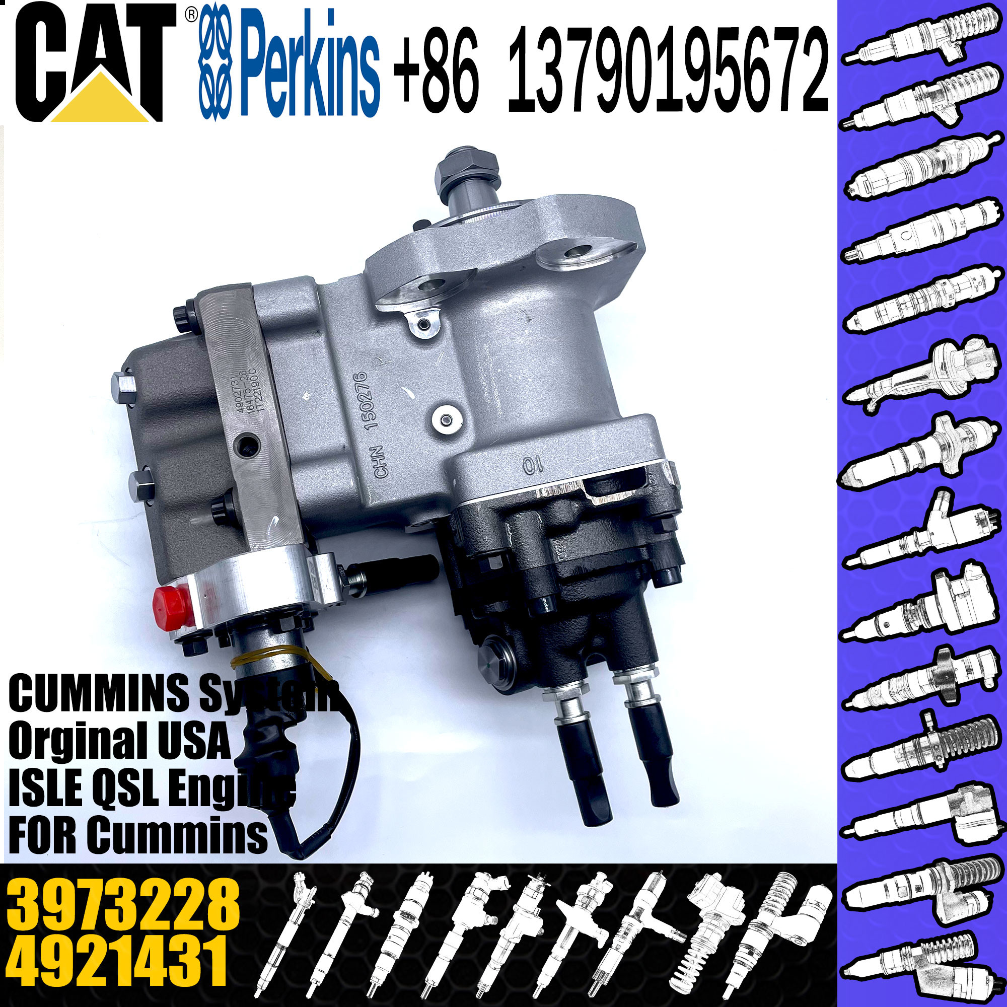 Best quality High Level Supply Fuel Injection Pump 3973228 4921431 5594766 For ISL8.9 ISC8.3