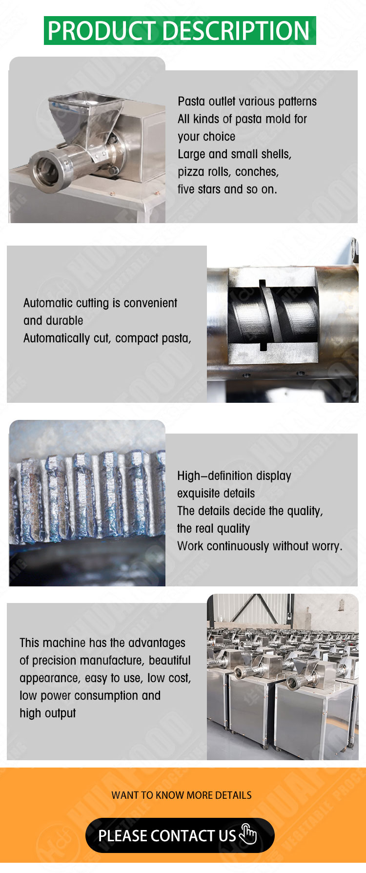 Multi-Function Food Factory 30Kg Slicer Flour Pasta Cutter Machine