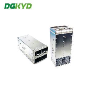 China Fiber Optic SFP Connector RJ45 2X2 Cage DGKYDSFP10732322F006057 wholesale