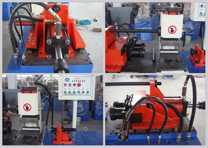 Two Work Station Pipe End Forming Machine For Steel Made Furniture Making