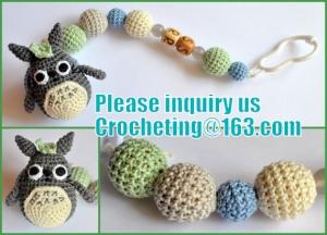 China amigurumi helicopter Nursing necklace Breastfeeding necklace with crochet toy wholesale