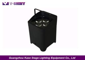 China 9300mA Battery Capacity 18W X 4pcs Led Par Can Stage Lights Low Power Consumption wholesale