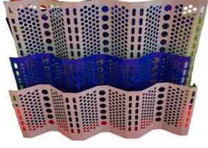 China DustProof Windbreak Fence Panels Forming Width 250mm-500mm wholesale