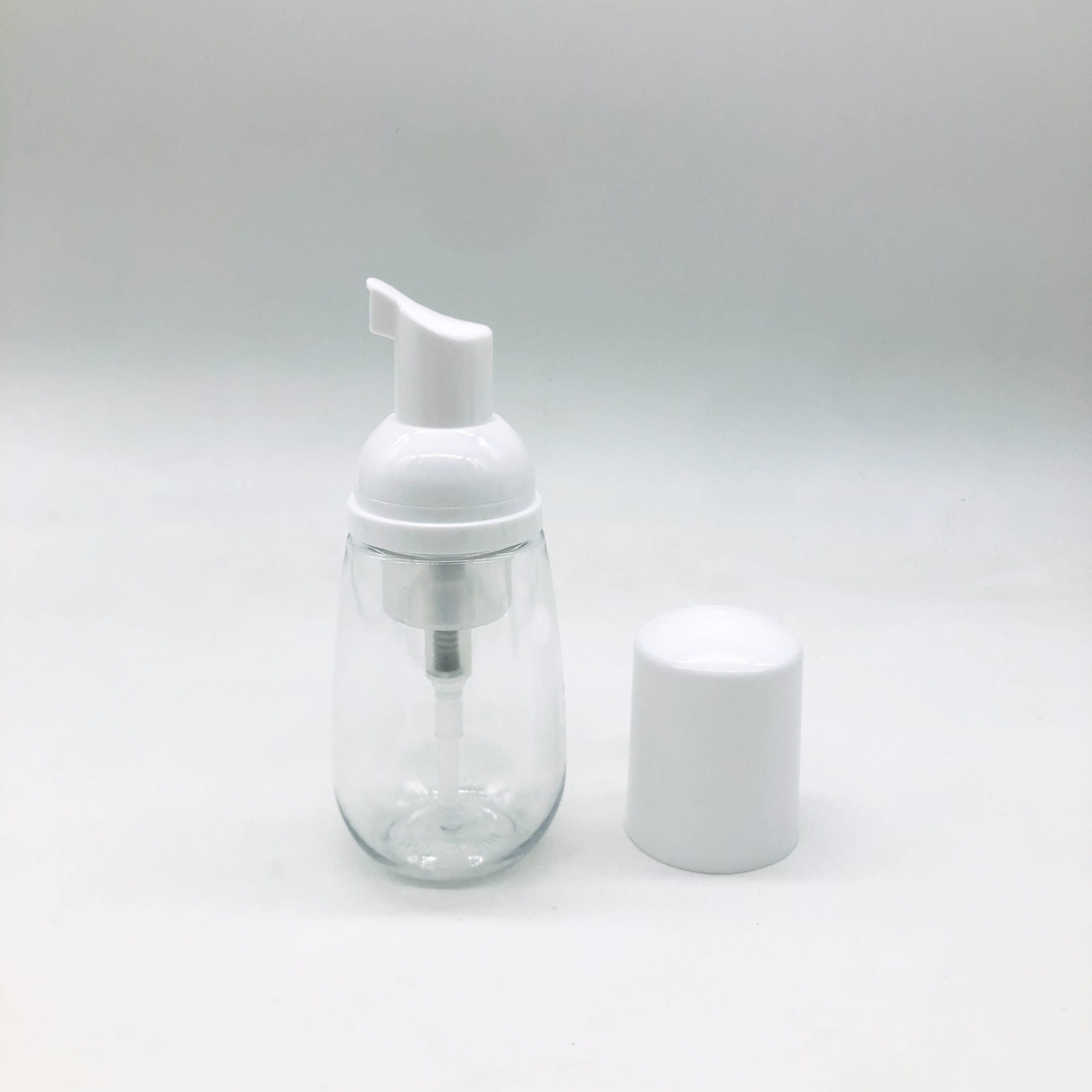 40mL PET Mini Foaming Pump Bottle for SKIN CARE OEM Color/Print PET Facial Cleanser