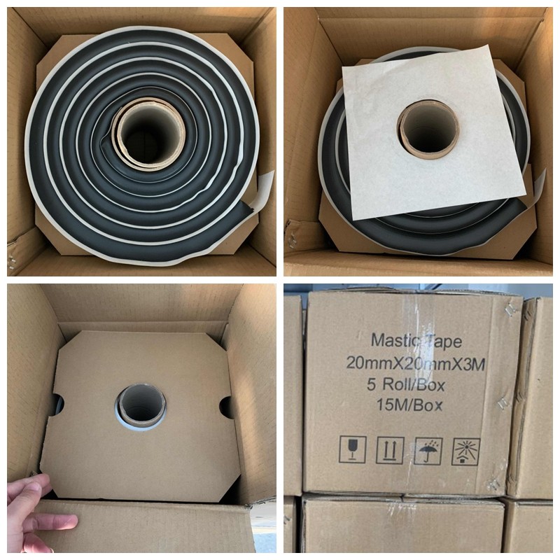 Black Mastic Tape with Smooth Surface Reliable Cost-Effective