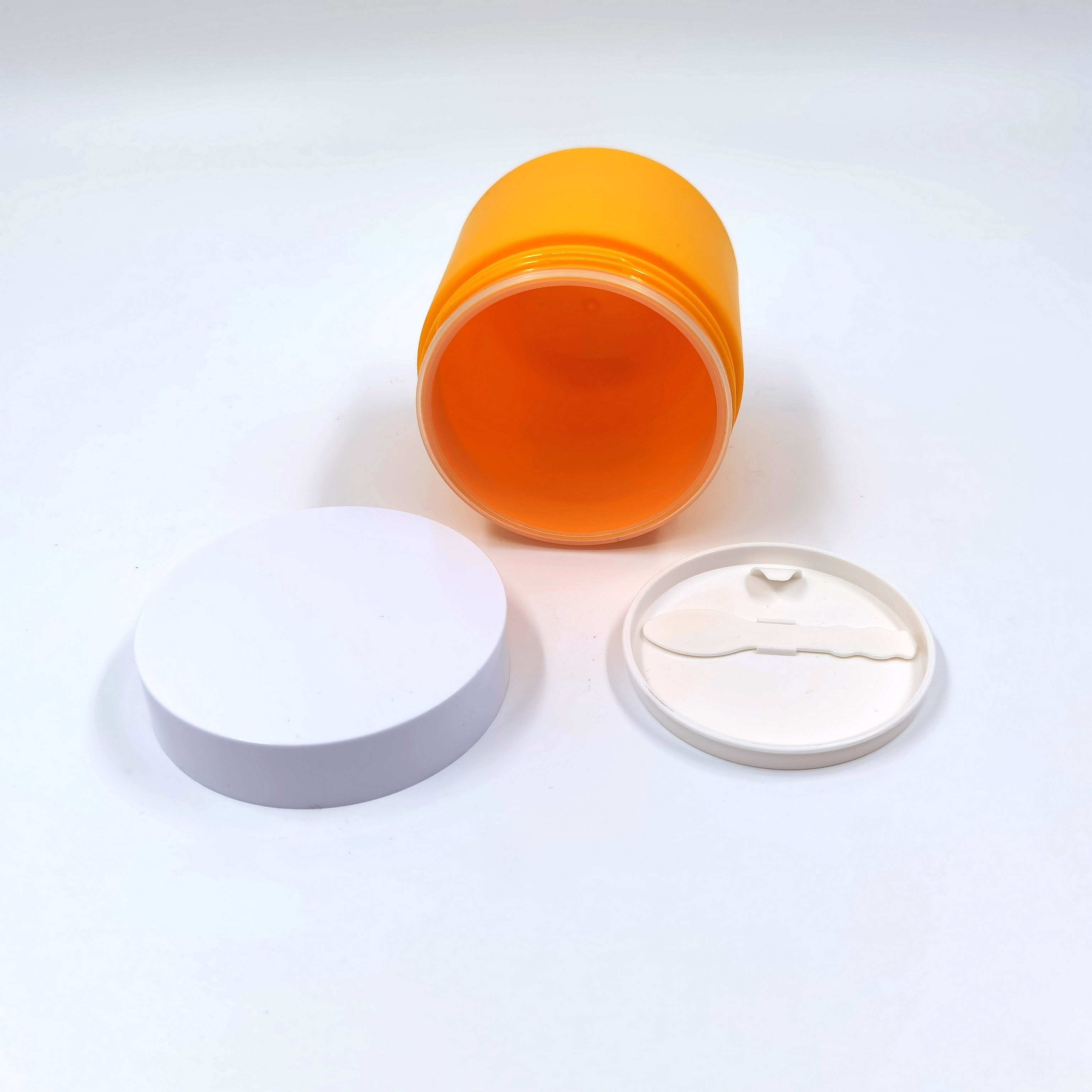 Double Wall Refillable Empty Plastic Jars With Lids 100g 150g 200g 250g