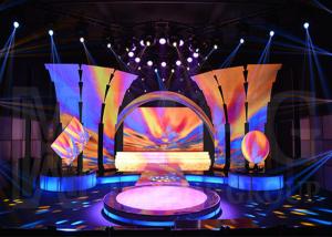 China P10 Full Color LED Display Rental Stage Background LED Screen 1800nits Brightness wholesale