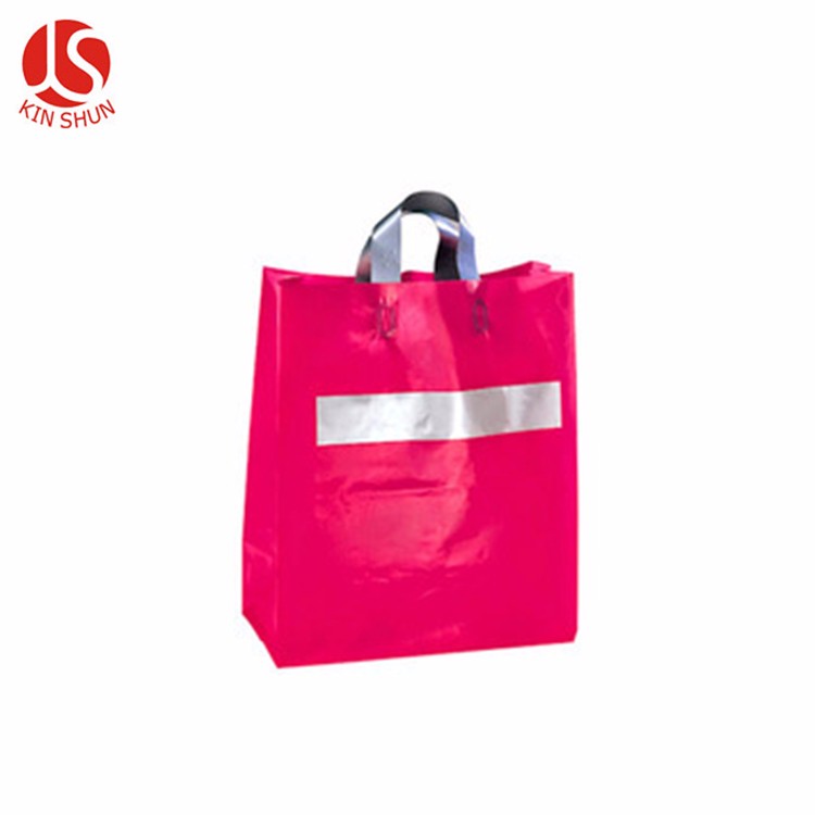 Die Cut Handle LDPE Plastic Packaging Bag For Clothes / Shoes Store