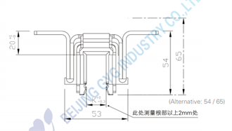 CAR RATED LOAD 2000KG ELEVATOR SAFETY PARTS ELASTIC SLIDING GUIDE SHOE GHZ20
