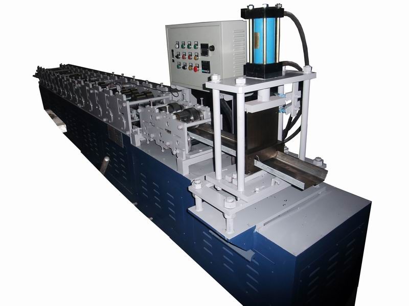 18-22 Stations Door Frame Roll Forming Machine 0.3-1.2mm Material Thickness