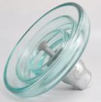 7.1kg Weight High Voltage Glass Insulators 1600kN Tensile Strength ISO9001