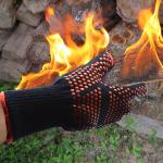 1472F Heat Resistant Barbecue Gloves BBQ Grill Supplies Fireproof Gloves For