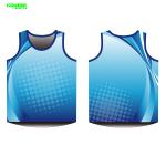 100gsm 100% Polyester Athletic Teamwear Singlet Jersey Shirts Men'S