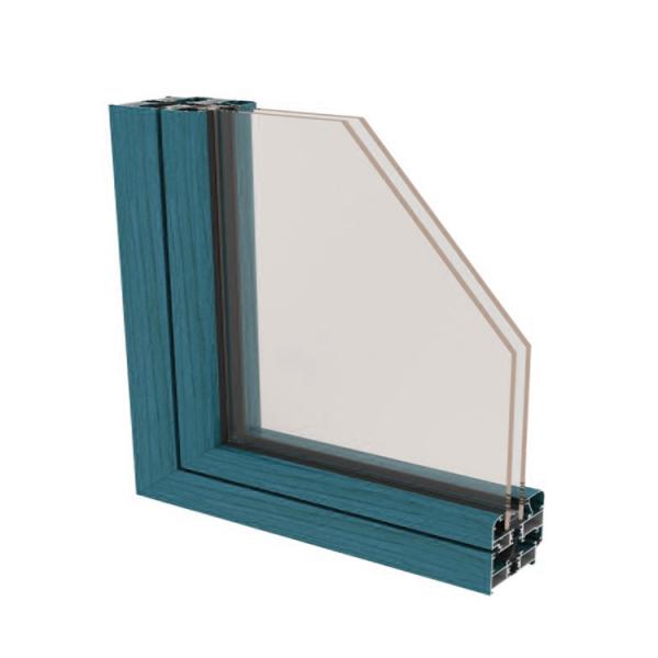 Thermal Break Window Aluminium Extrusions Triple Glazed Window Aluminum Profile