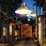 IP65 5W Ceiling Solar Powered Pendant Light Deck To Dawn With 4000mAh Battery