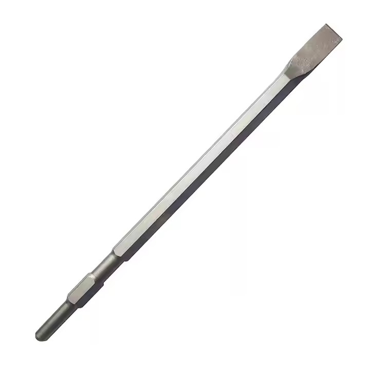 Steel 24x410x35mm Heavy Duty Chisel Set For Repair Point Chisel Flat Chisel