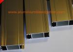 Anti Corrosion Aluminium Door Profiles Extrusions Electrophoresis Champagne