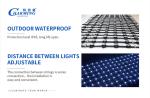 Durable Curtain LED Mesh Screen 5005×440×15MM Transparent DC12V