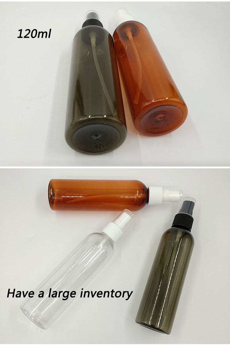 Free Sample Transparent PET Plastic Bottle with Flip Cap Empty Bottle Flip Cap Cream Bottle with Flip Cap with Factory Supply