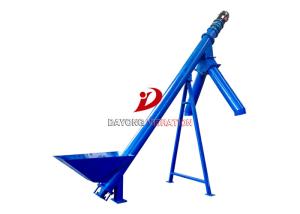 China All Carbon Steel PVC Particle Auger Flexible Spiral Conveyors Shaftless wholesale