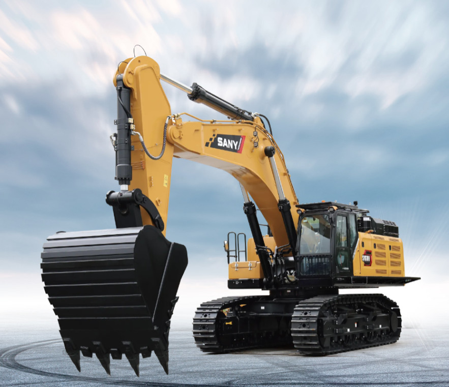 SY870H-S 78Ton Made In China SY870 Crawler Excavator Loader Low Fuel Consumption