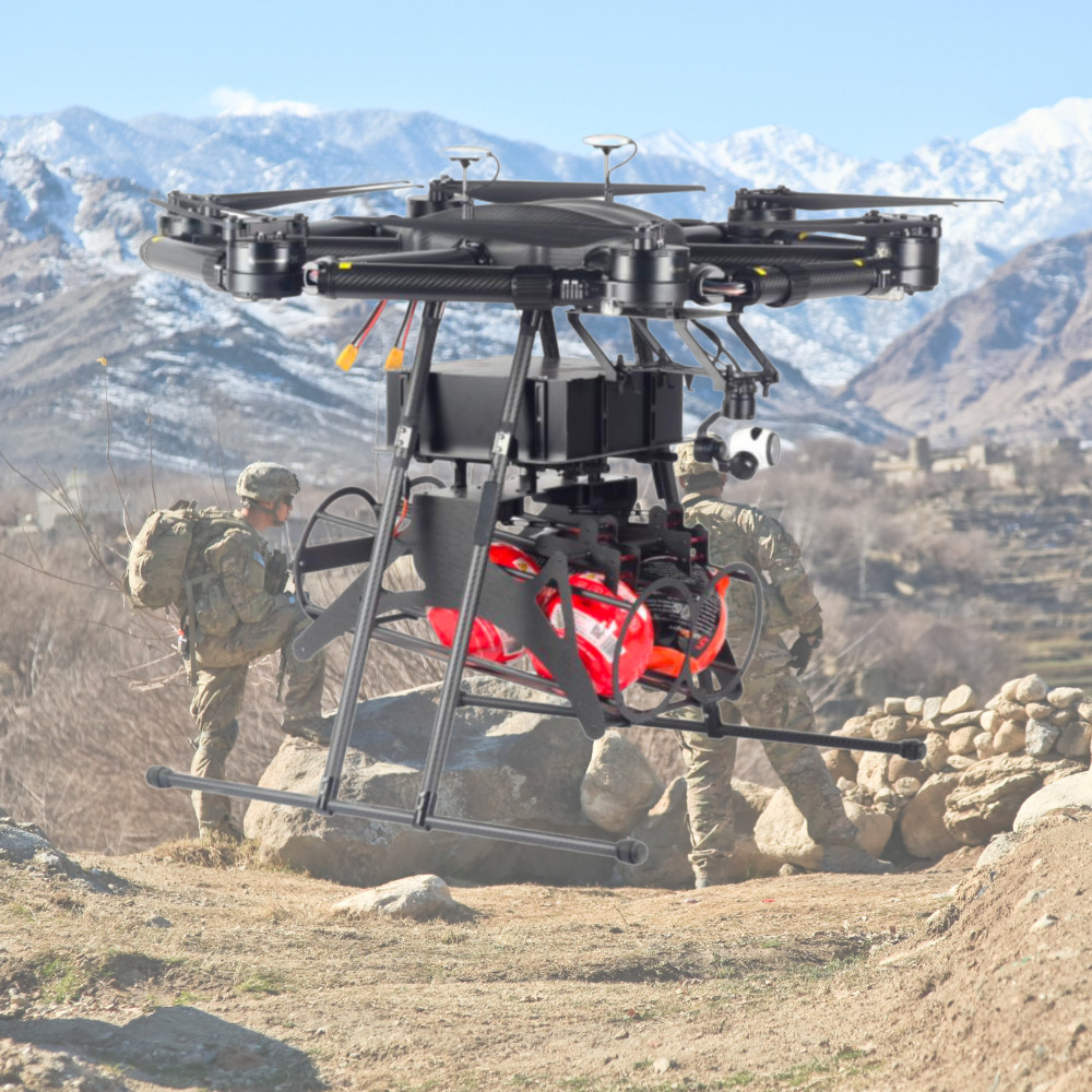 Multi Rotor 10km Long Range Drone With Camera Large Battery Capacity Android Control System HXR60