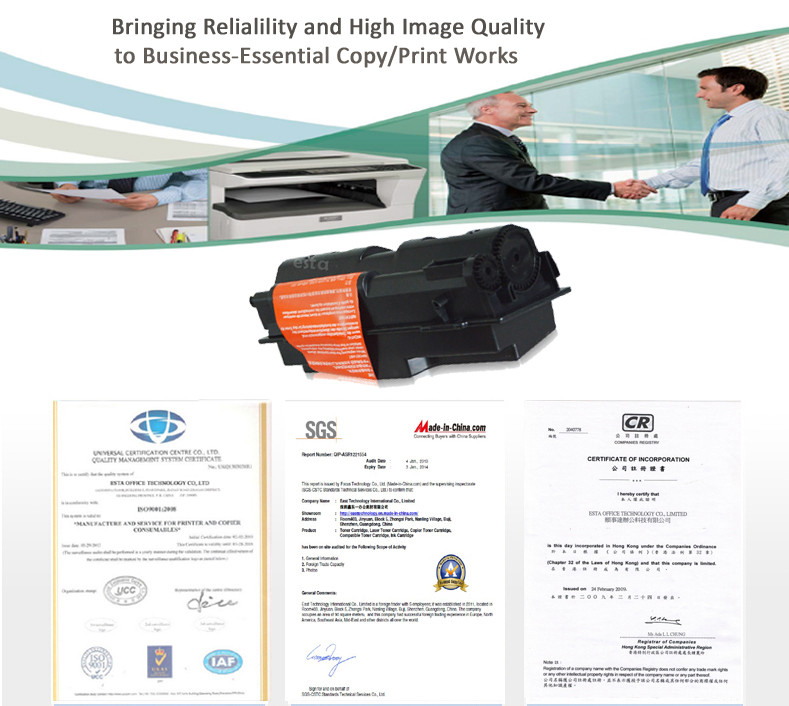 Original Black FS 1030 Kyocera Ecosys Toner For Ecosys 2530 / 2030 Printers