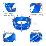 10" Double Flanged Dismantling Joint Carbon Steel Expansion Pipe Metal Expansion