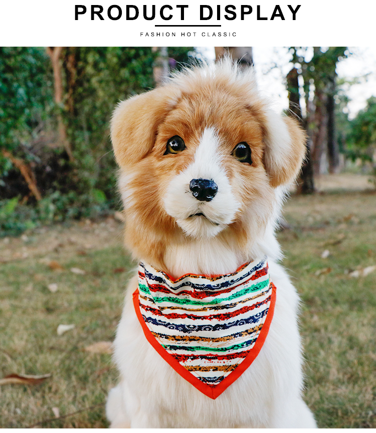 Various Pattern Dog Scarf Collar Versatile Puppy Bandana Collar