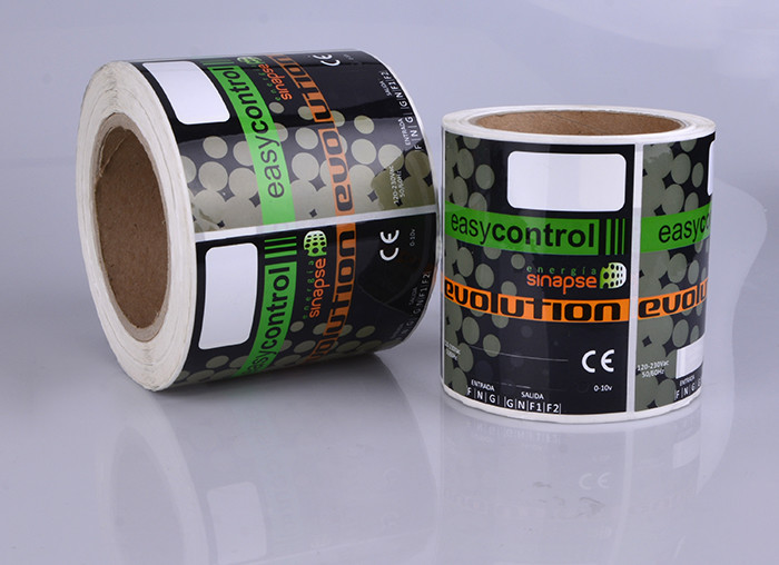 Print high quality heat-resistant self adhesive plastic electronics label sticker customized
