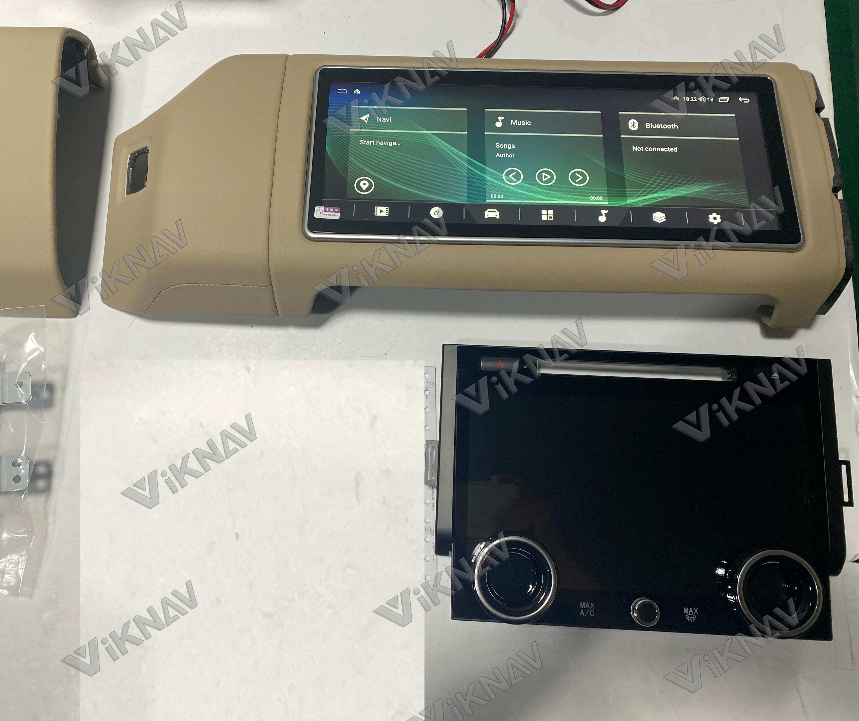 Viknav Car Radio For Range Rover Vogue L405 (2013-2020) 12.3 inch With AC Touching Screen Multimedia Player Navigation