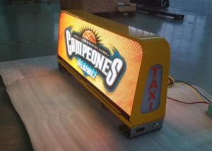 China Full Color SMD Waterproof 12V Taxi Led Video Screen Taxicab Top High Brightness wholesale