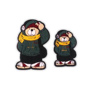 China Sweater Chenille Patch Embroidery , Ironing Sew On Patches For Clothes wholesale