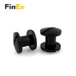 Black Plastic Book Binding Chicago Screw for Binding Books
