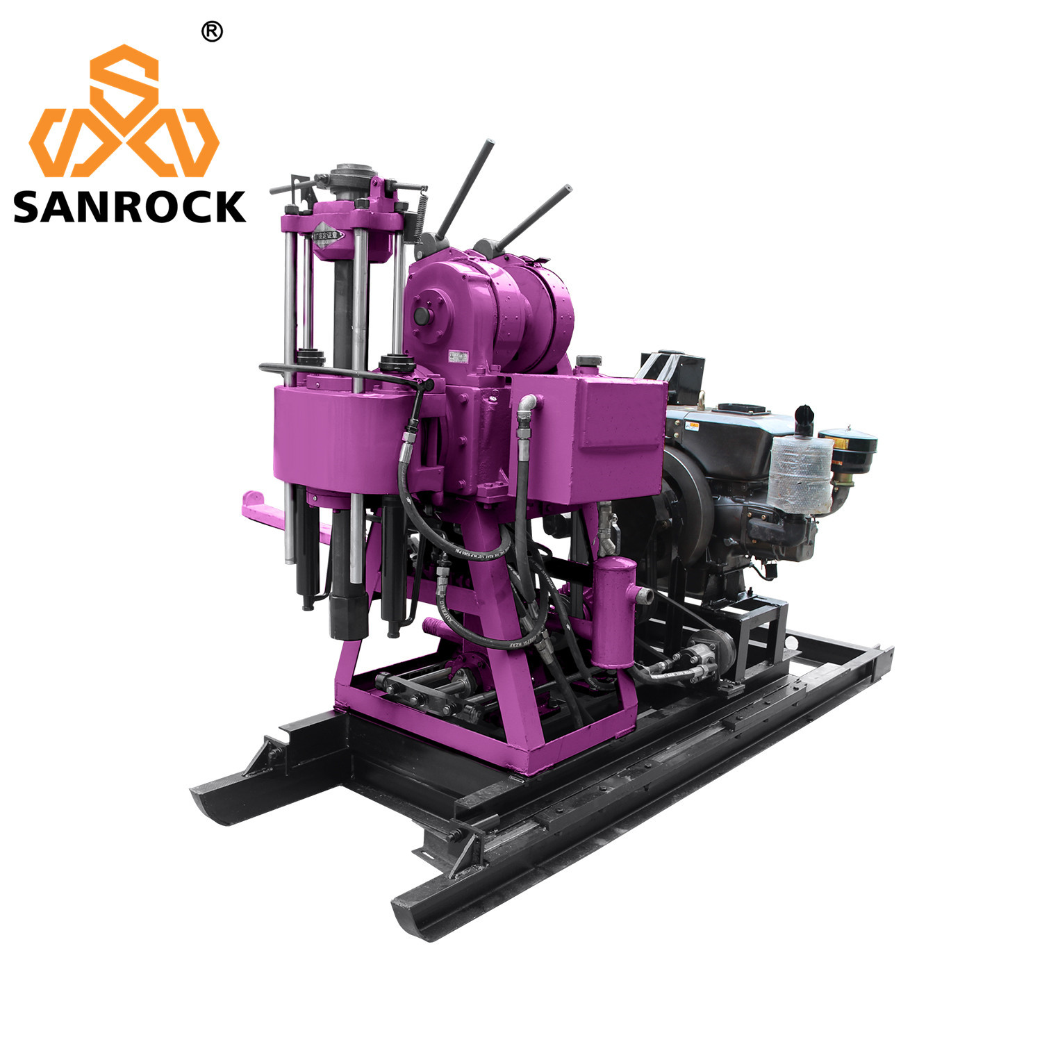 Diamond Core Drilling Rig Geological Exploration 200m Hydraulic Core Drilling Equipment