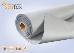 Fire Resistance Waterproof Polyurethane / PU Fiber Glass Cloth For Welding