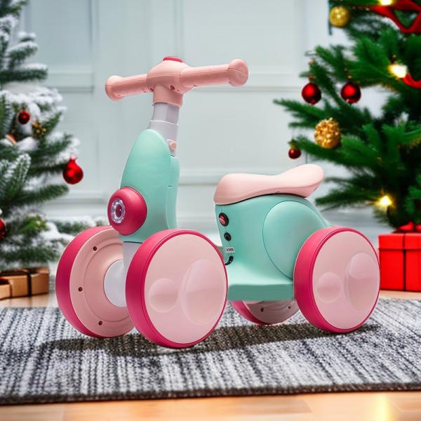 0-24 Years Old Children's Car Scooter with Remote Control Function and Plastic Wheel
