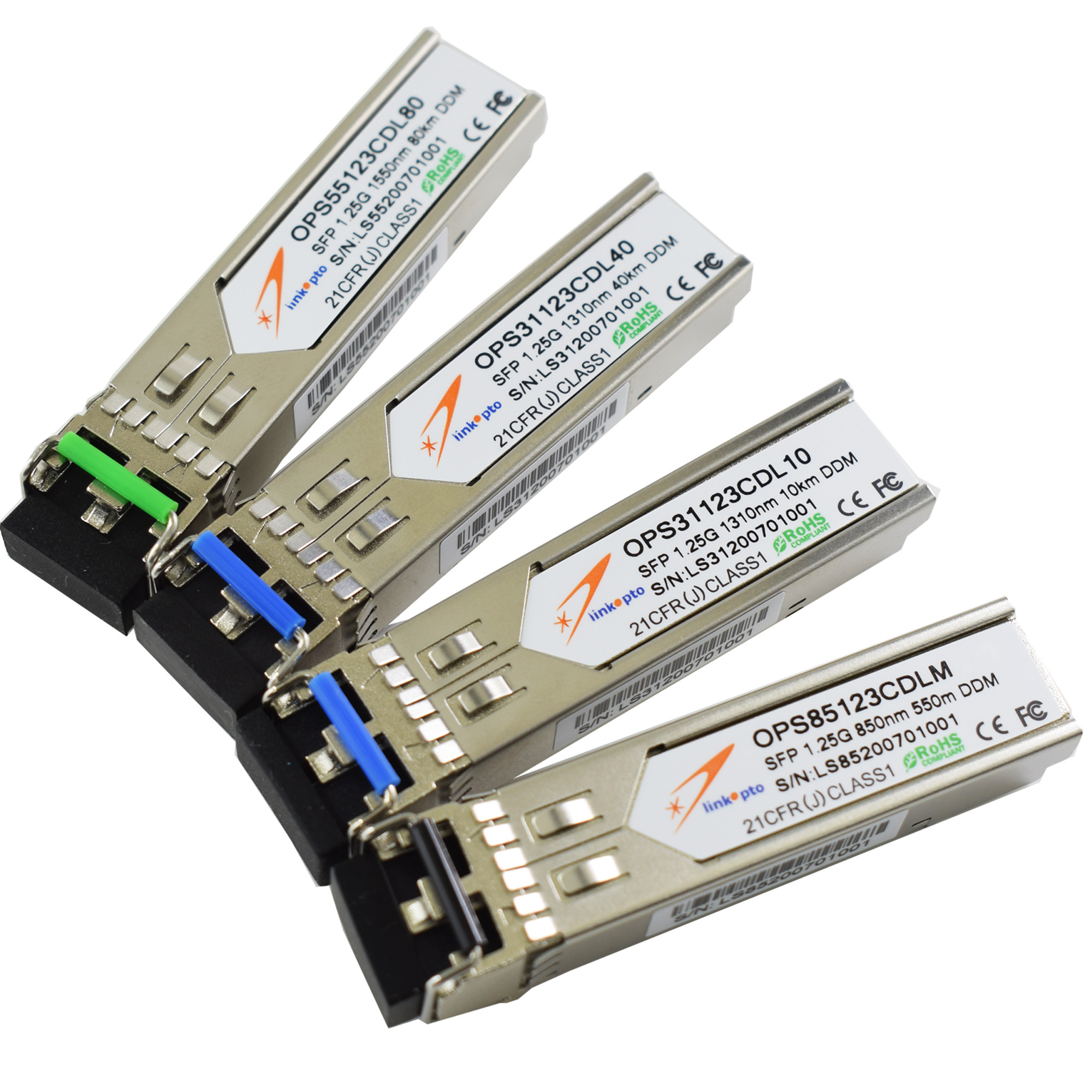 1310nm Ethernet SFP Module Optical Transceiver 2.5G 40km Duplex LC For Cisco