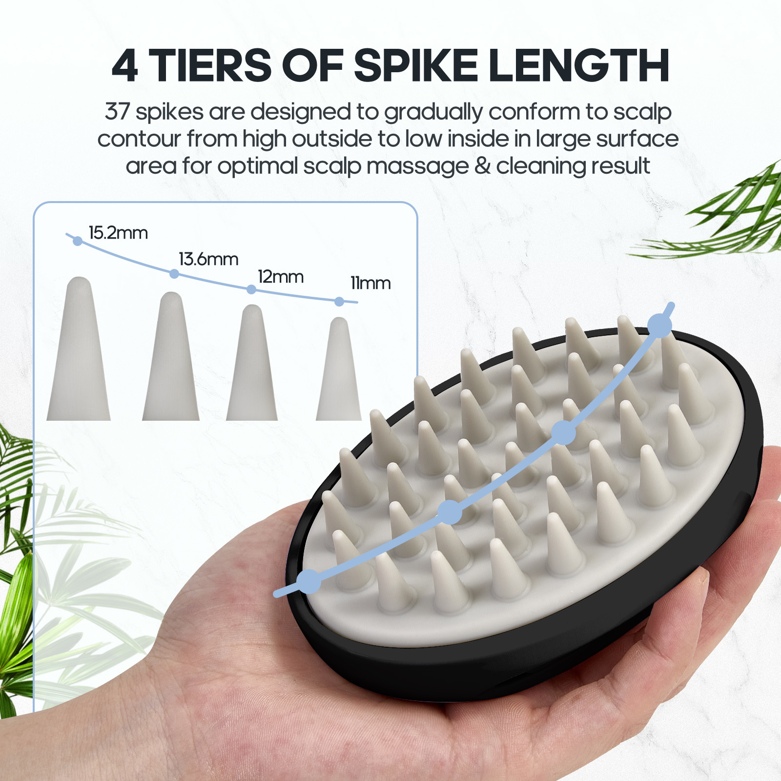 Hair Washing Scalp Massager demonstration