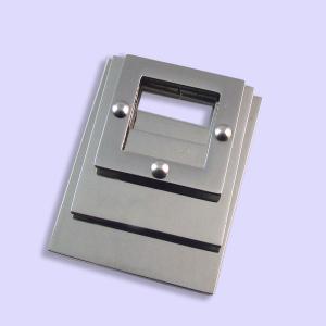 China 316L Stainless Steel Rectangle Square Shaped Necklace Pendant LPS0008 wholesale