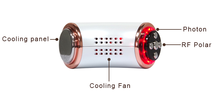 Tightening Pores And Shrinking Home Rf Facial Cleansing Device For Skin Rejuvenation And Acne Rf Beauty Device