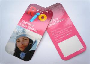 China Cardboard Clothing Label Tags Colored Customized For Decoration wholesale