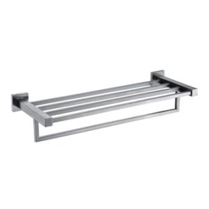 China Stainless steel Luxury Hotel Bath Towel Holder Towel Rack Stand Bathroom Towel rack wholesale