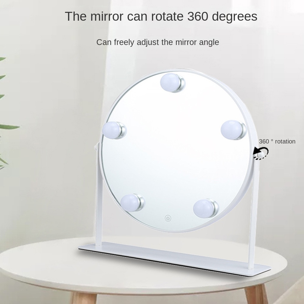 Fashionable Design Style Individual Carton Packing Large Lighted Light Espejo Mirror