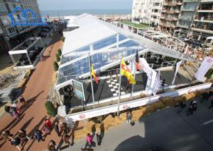 China Temporary Clear Roof Wedding Marquee Tents Fire Retardant Rot Proof Guest Tent wholesale