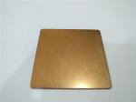 Pvc coating Rose gold sand blasting finish stainless steel sheet plate for