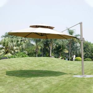 China Aluminum Pole Design Beach Sun Garden Parasol Patio Outdoor Umbrella for Outdoor Furniture wholesale